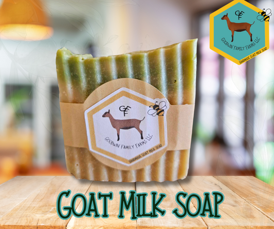 Homemade Goat Milk Soap - Spearmint Breeze