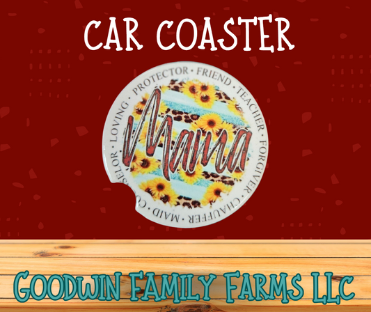 Mama Car coaster