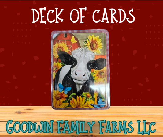 Cow Deck of Playing Cards