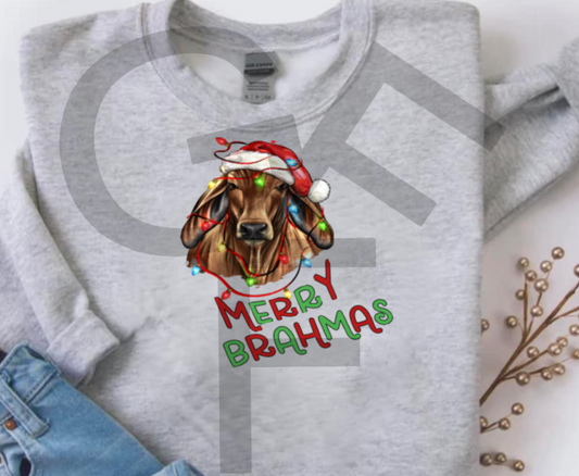 Merry Brahmas Brahman Christmas Shirt